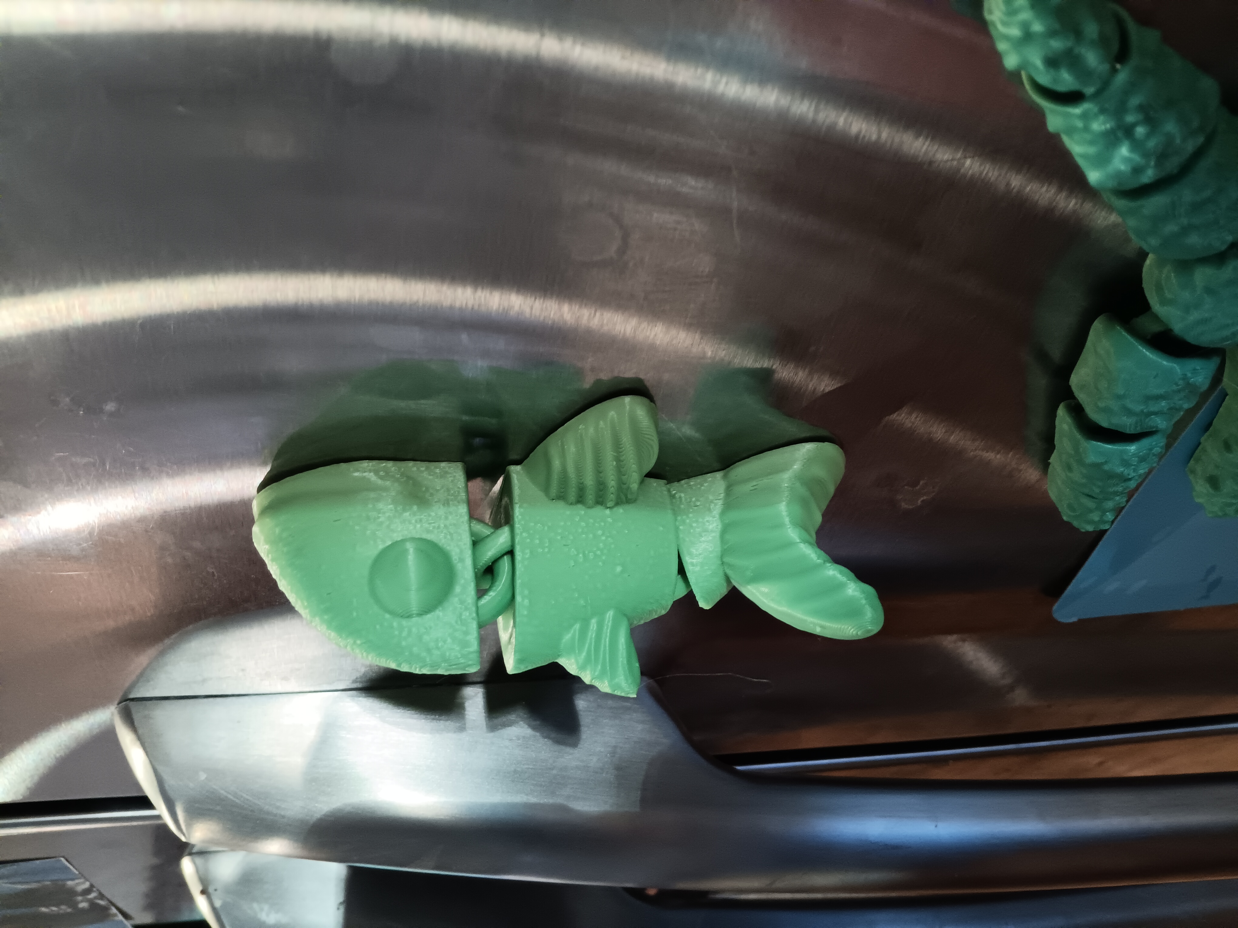 Flexi Goldfish magnet - print in place - fidget toy